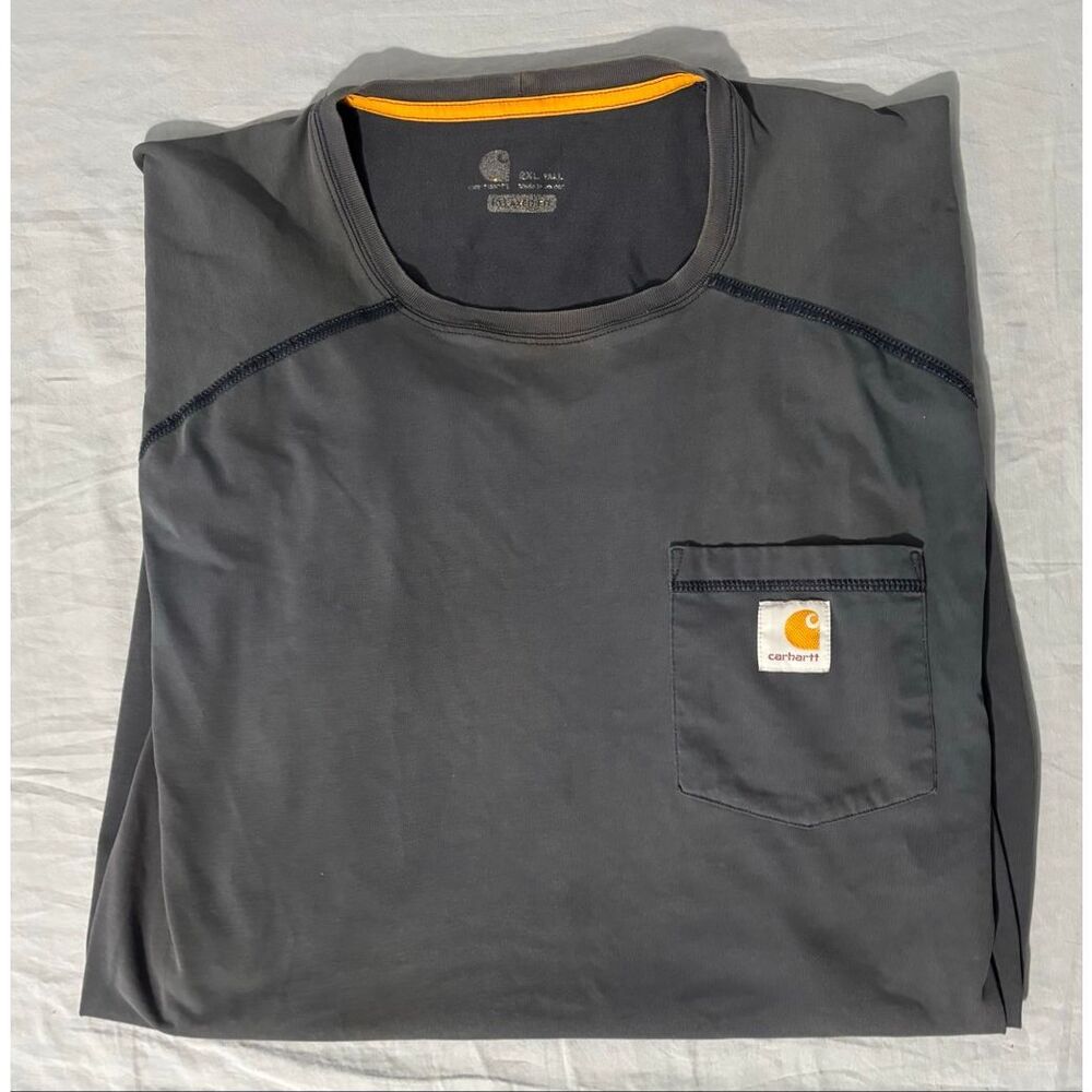 Carhartt Force Pocket T-shirt Relaxed Fit Blue Mens 2XL